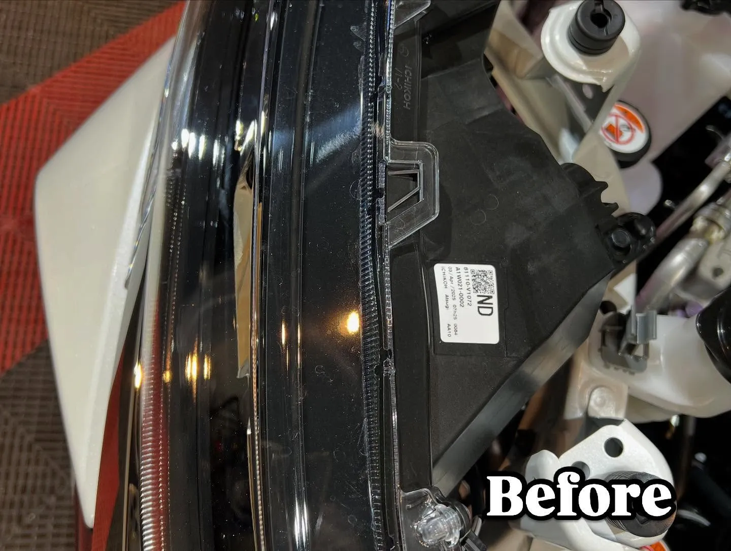 ノアにガラスコーティングとドット対応フィルム施工😊