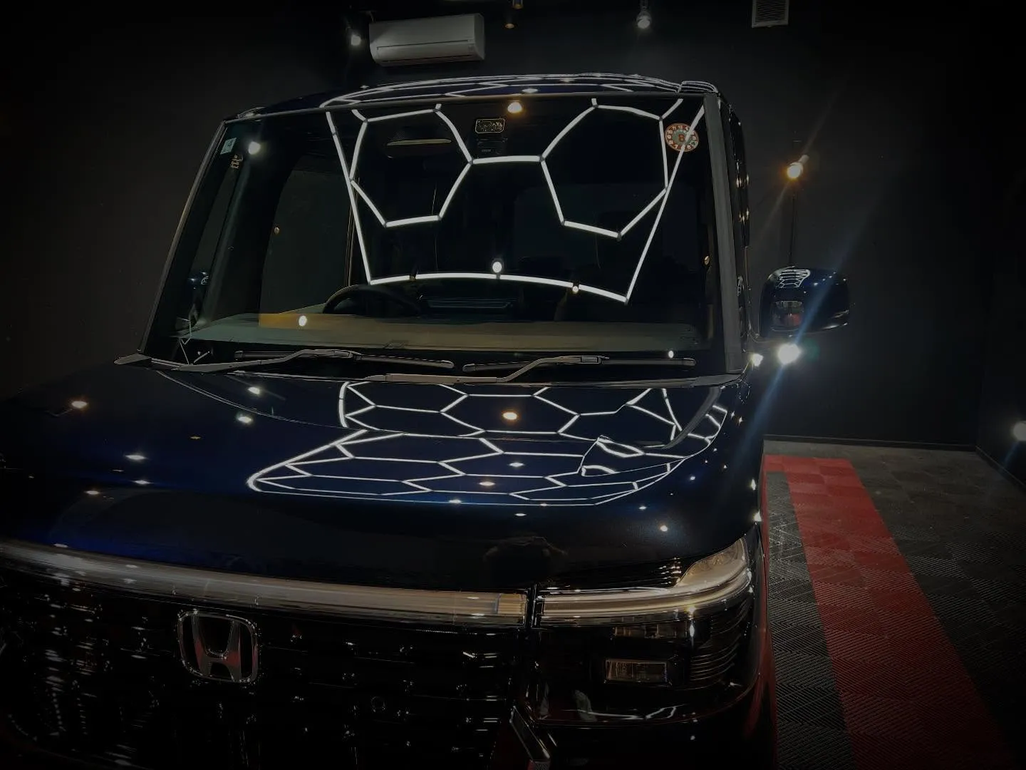 新車NBOXカスタムにガラスコーティング☺️