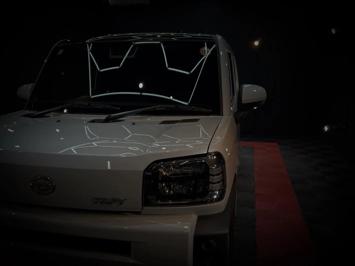 タフトにコーティング、フィルム、ナビ取付☺️