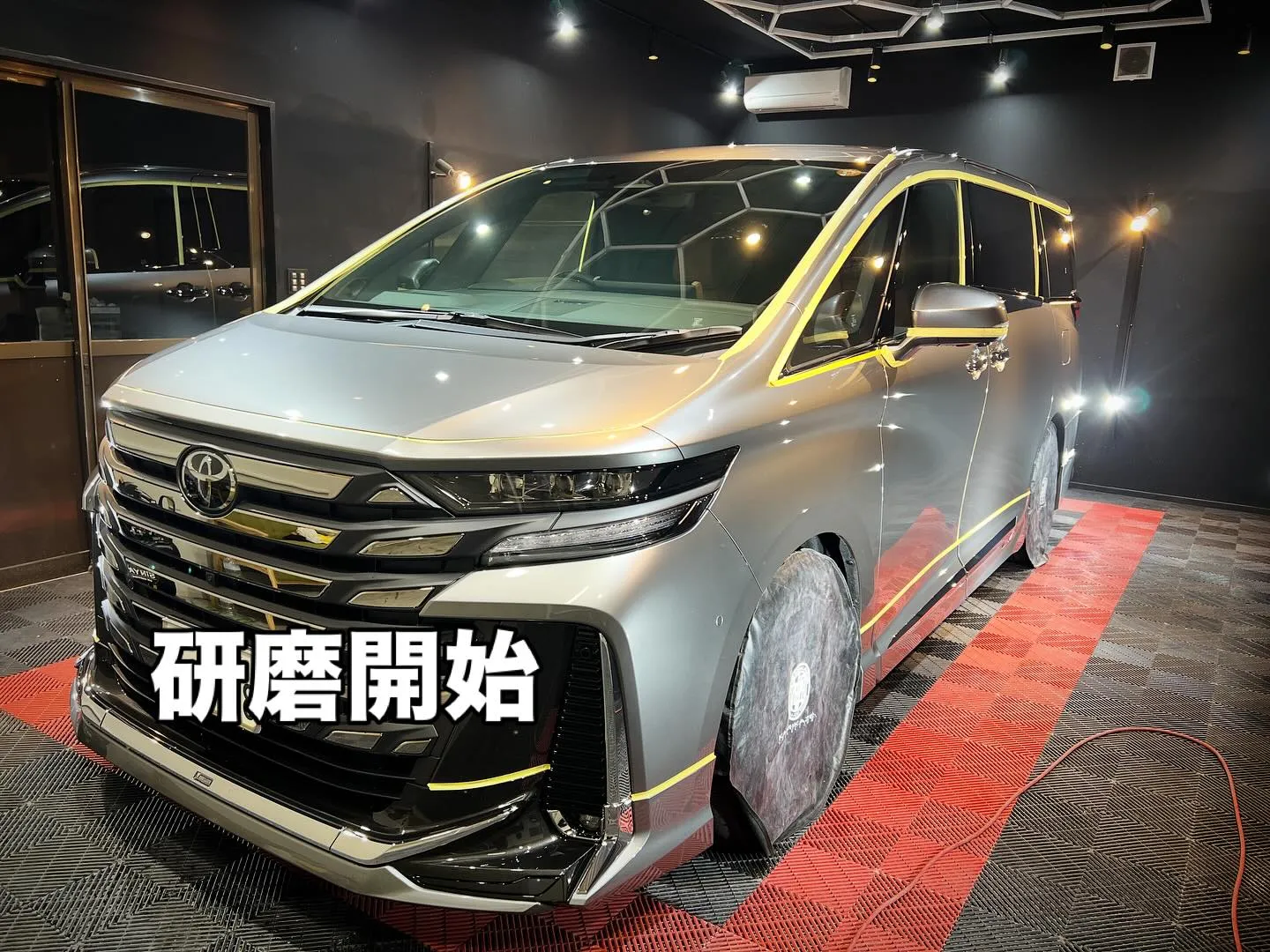 40ヴェルファイアにガラスコーティング☺️