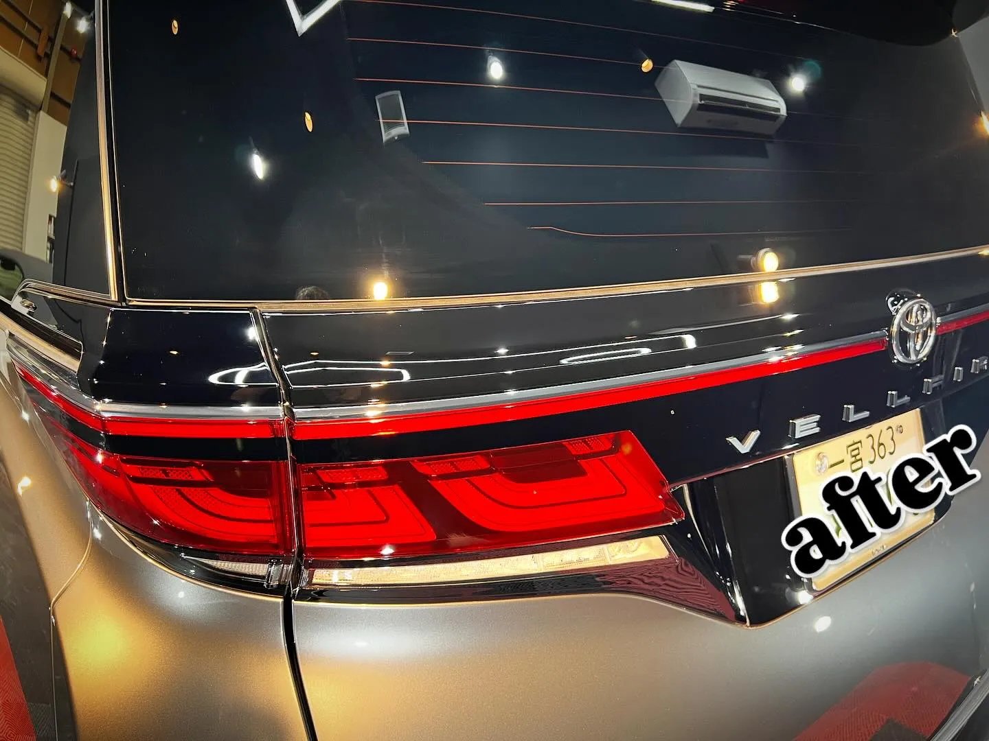 40ヴェルファイアにガラスコーティング☺️