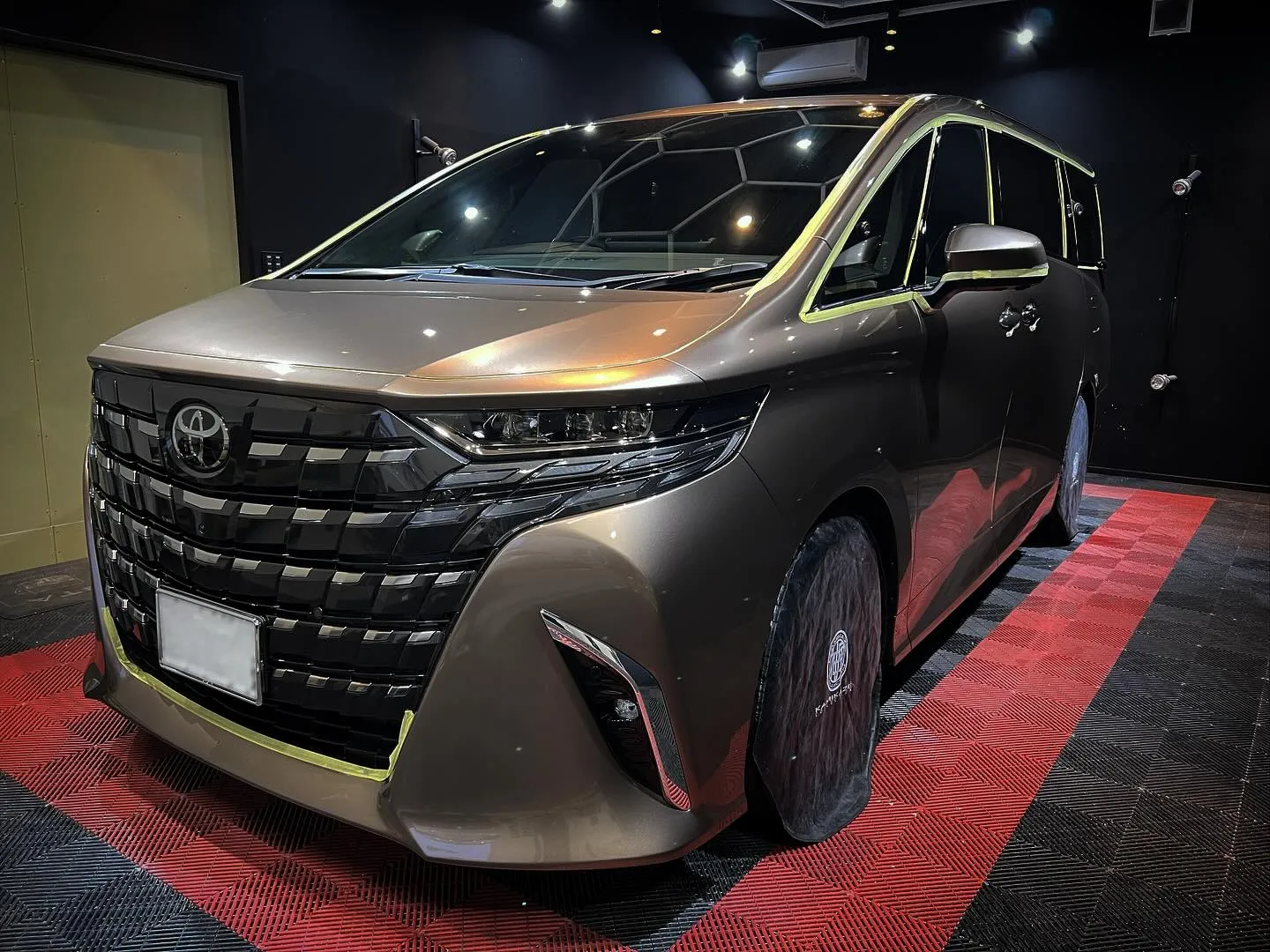 40アルファードにガラスコーティング☺️