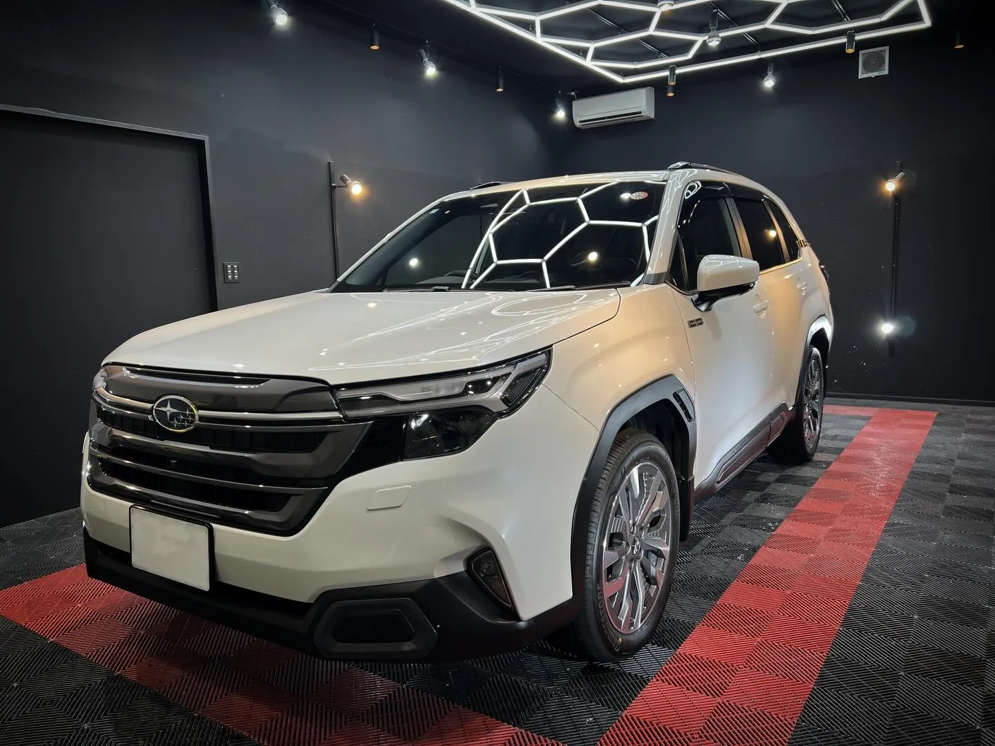 新型フォレスターにガラスコーティング☺️