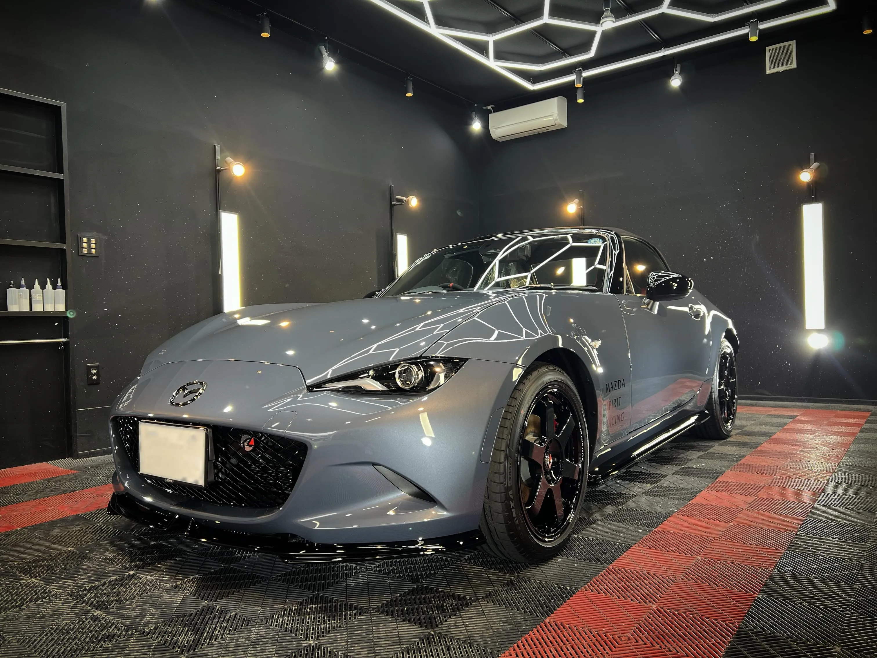 ロードスターMSRにコーティング諸々施工です☺️