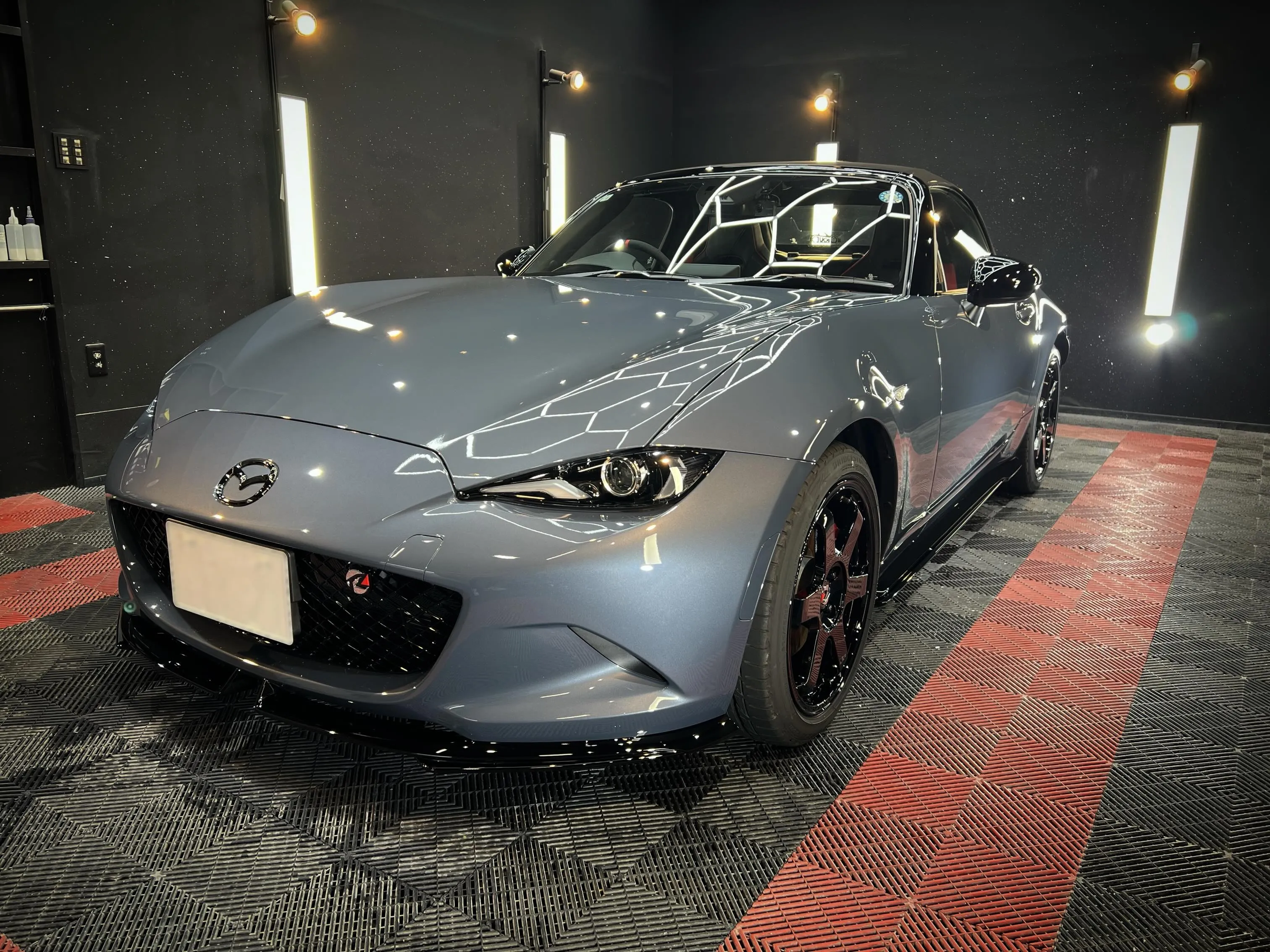 ロードスターMSRにコーティング諸々施工です☺️